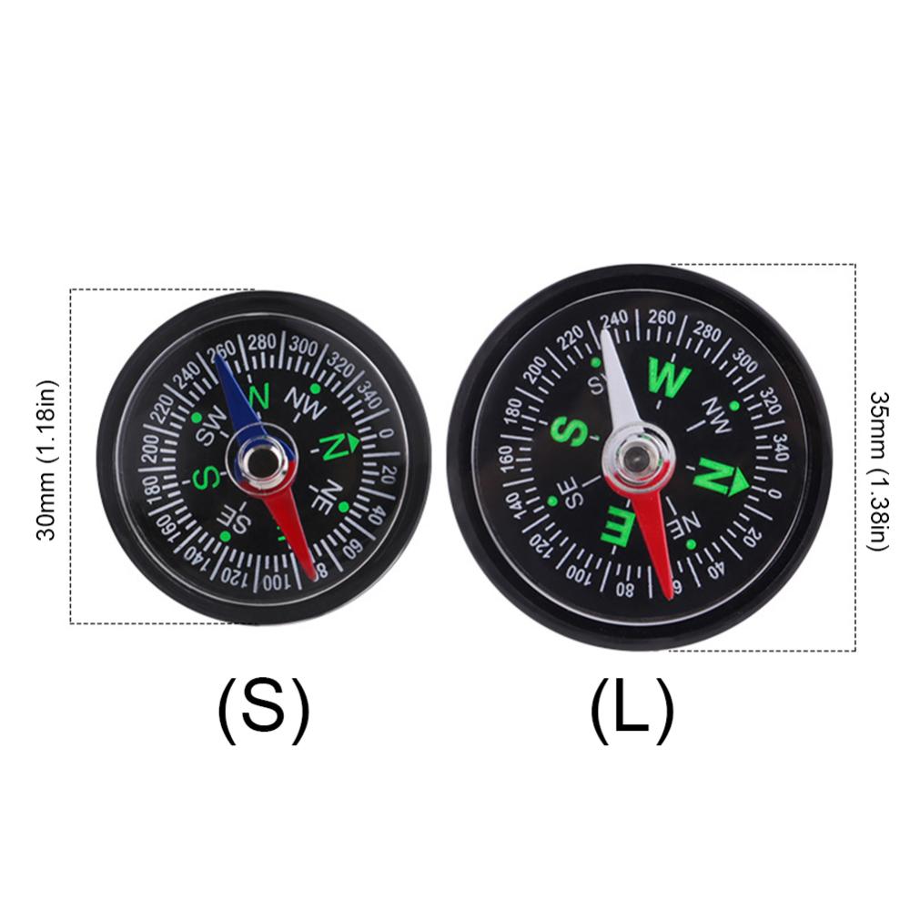 Bike Compass Lightweight Hiking Compass Waterproof Motorcycle Compass Dustproof S/L Multi-Purpose for Bicycle/Motorcycle