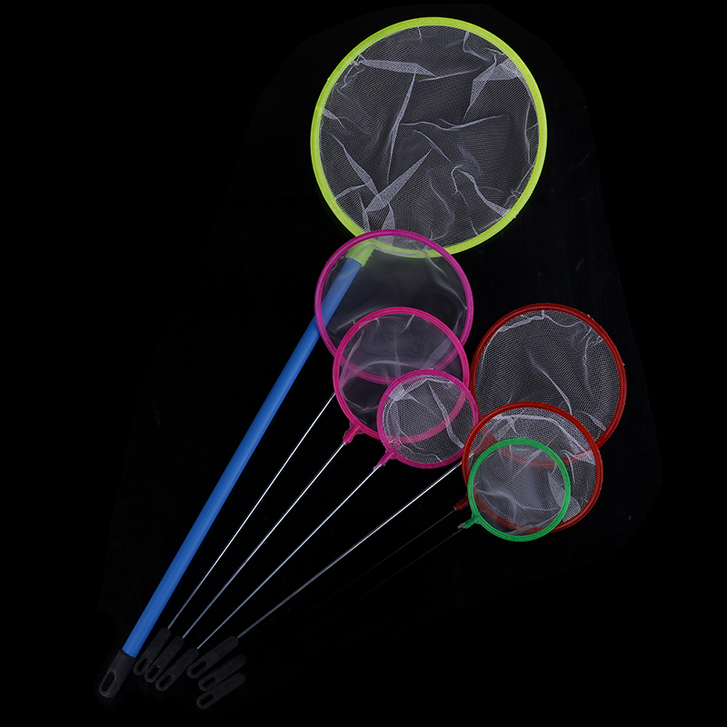 Mini Aquarium Fish Catch Net Handle Tool Fishing Tank Round Fish ...
