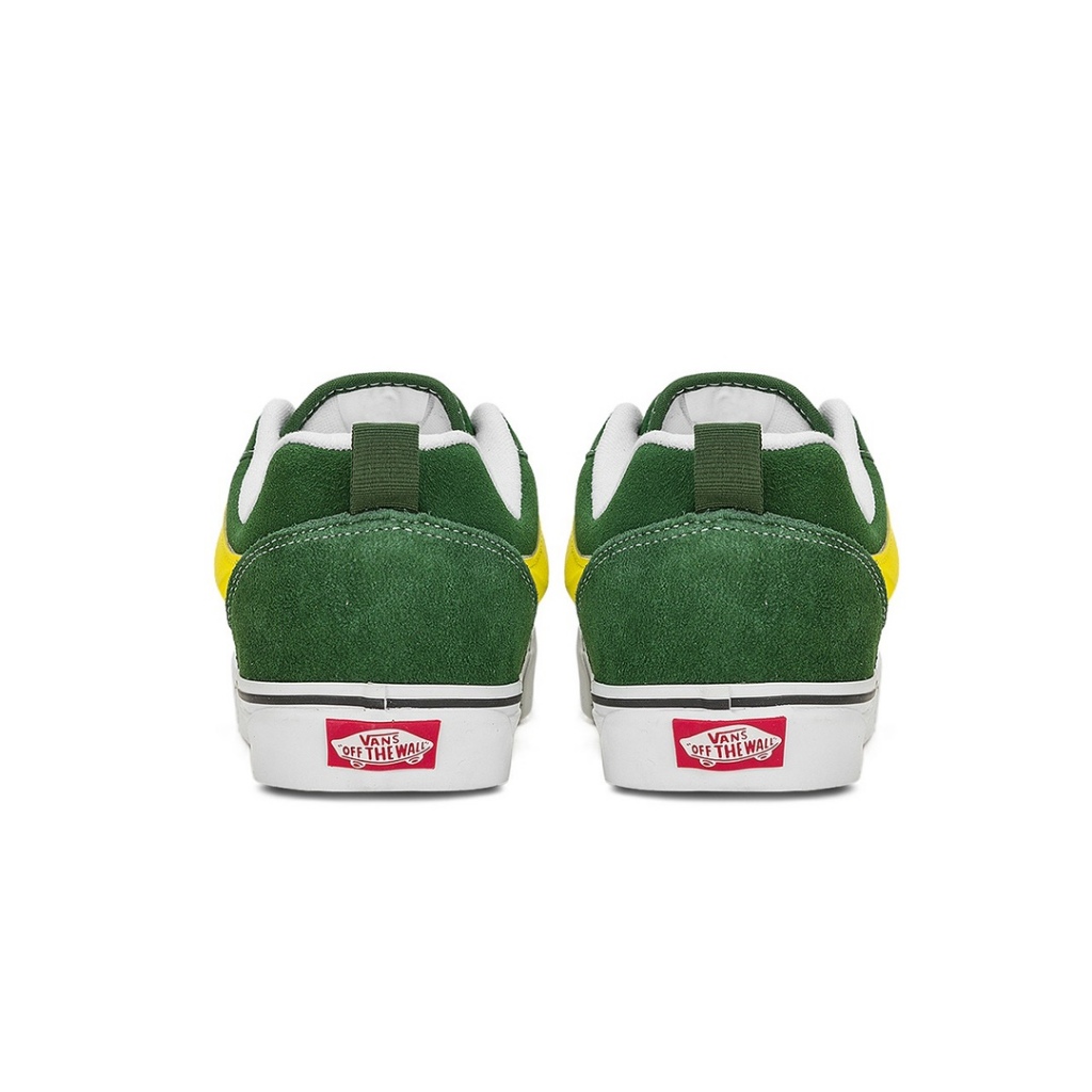 Vans Classics Knu Skool Yellow Green Low-Top Casual Sneakers Us