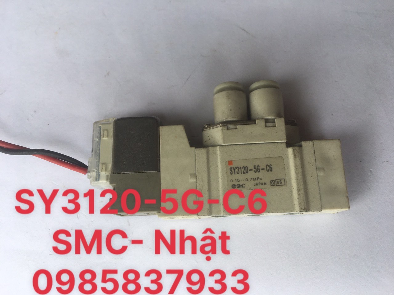Van điện từ SY3120-5G-C6 SMC Nhật tại Máy cầm tay NTT bảo hành dài hạn dùng điều khiển tín hiệu điện cho hệ thống khí nén