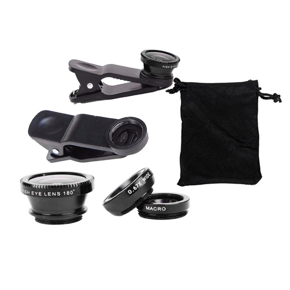 【GlobalTrendz】360 Degree Rotate Clip Camera Lens 0.65X Wide Angle 10X ...