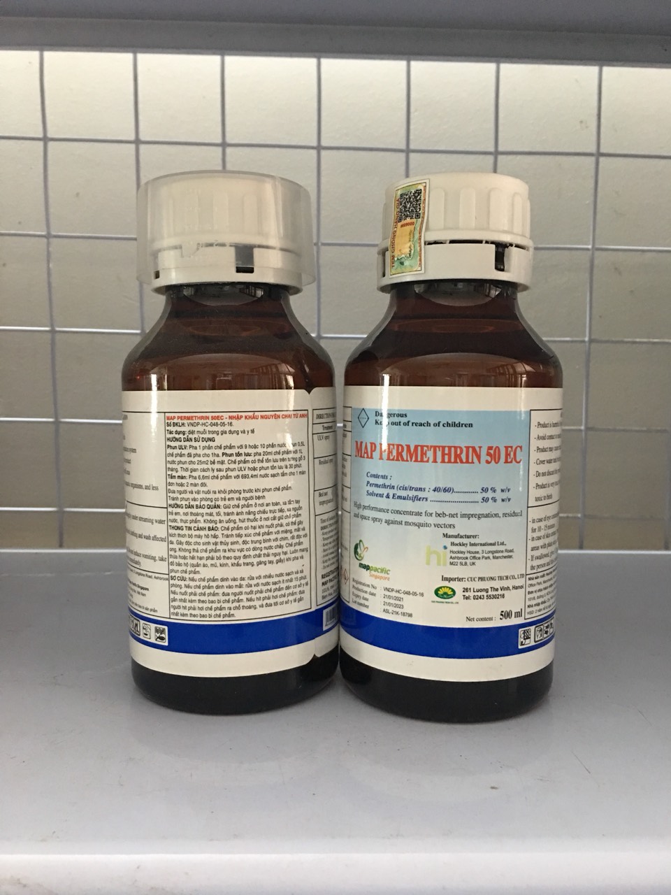 Thuốc diệt muỗi M.a.p Permethrin 50EC chai 500ml