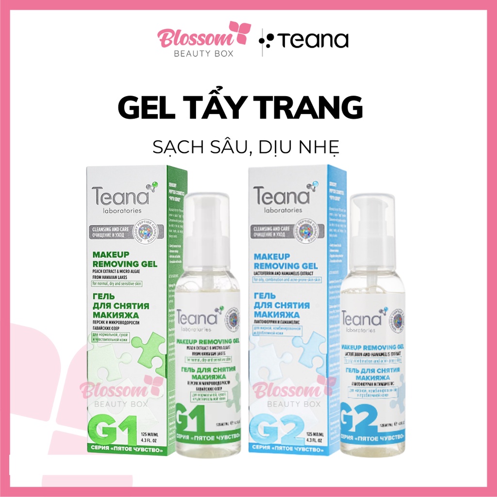 [ CHÍNH HÃNG ] Gel tẩy trang G1 G2 Teana Makeup remove