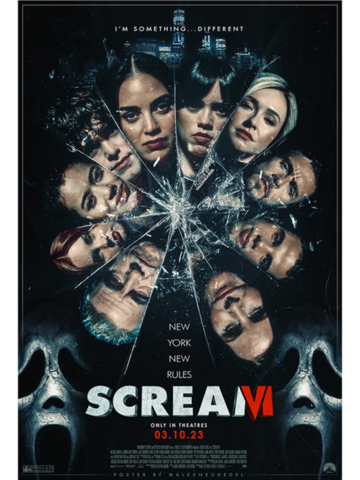 Scream 6 (2023) - Concept Poster, Nrib_design