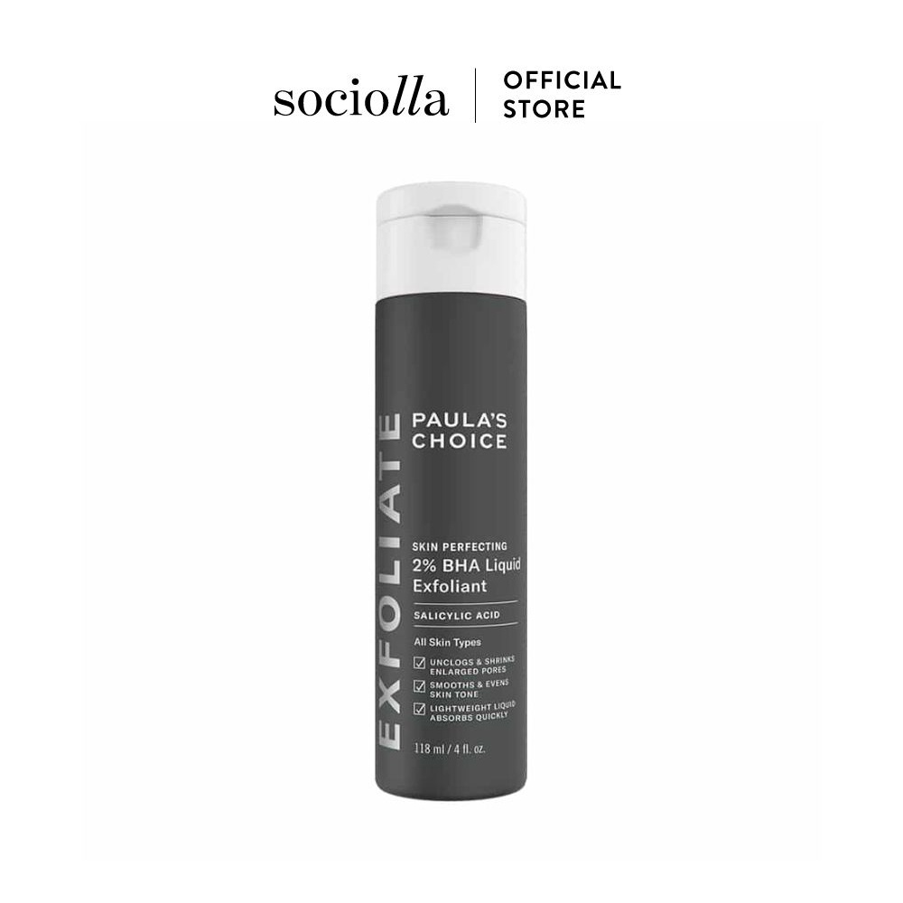 Dung dịch loại bỏ tế bào chết paula's choice skin perfecting 2% bha liquid exfoliant 118 ml