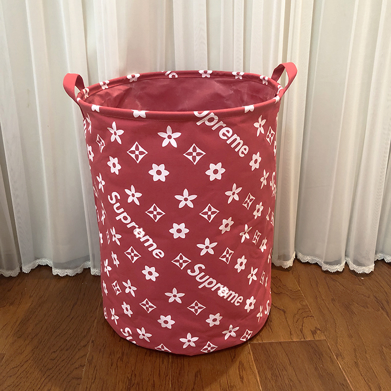 Tide brand cartoon fabric large household folding waterproof toy laundry  basket storage basket bathroom laundry basket