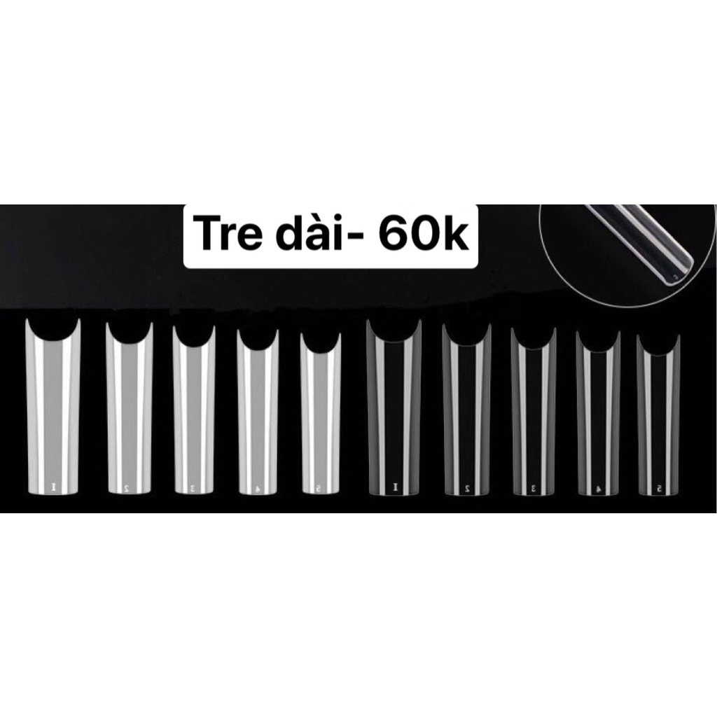 Bịch móng tre fom dài, bịch đủ số 500 móng