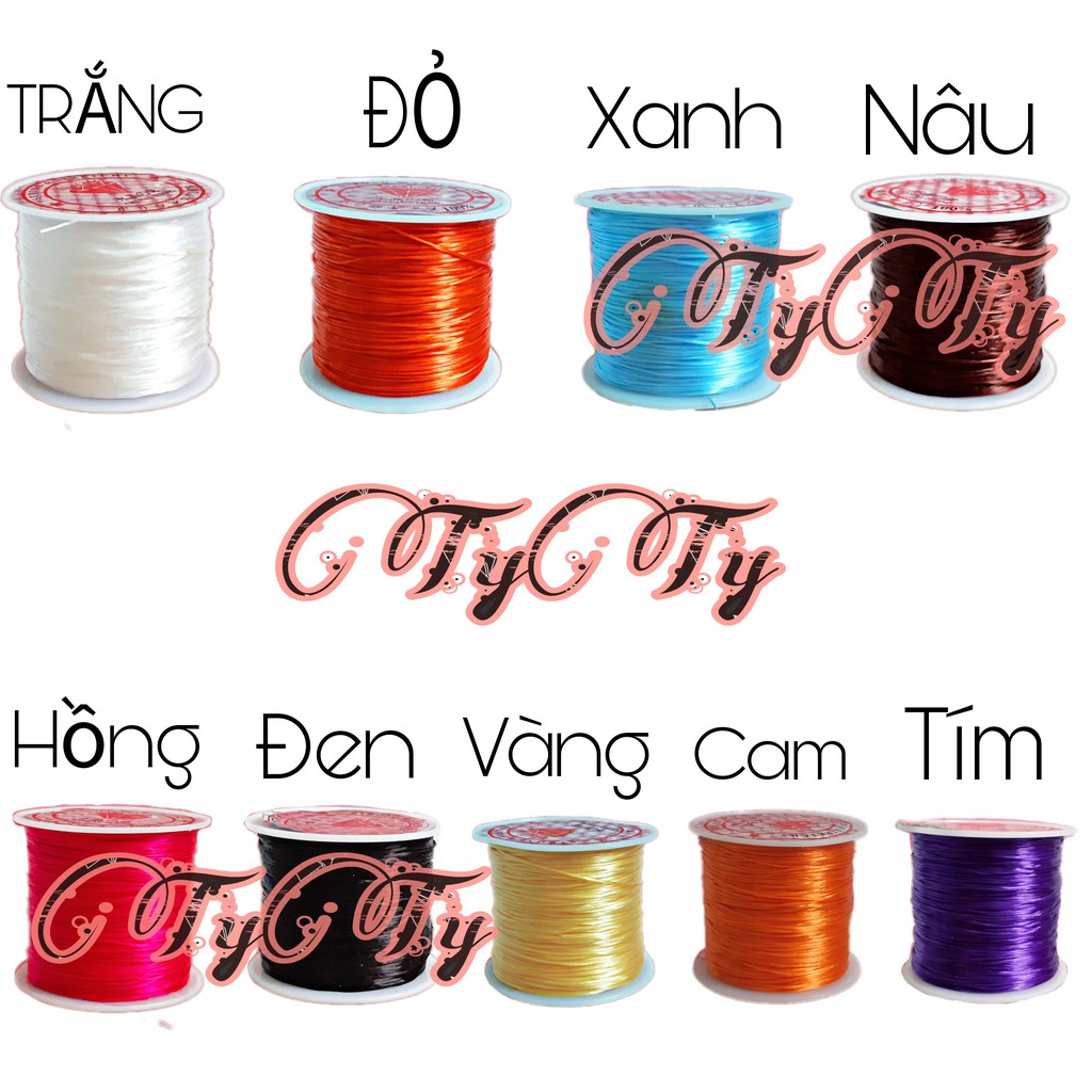 1 cuộn chỉ gân xỏ chuỗi