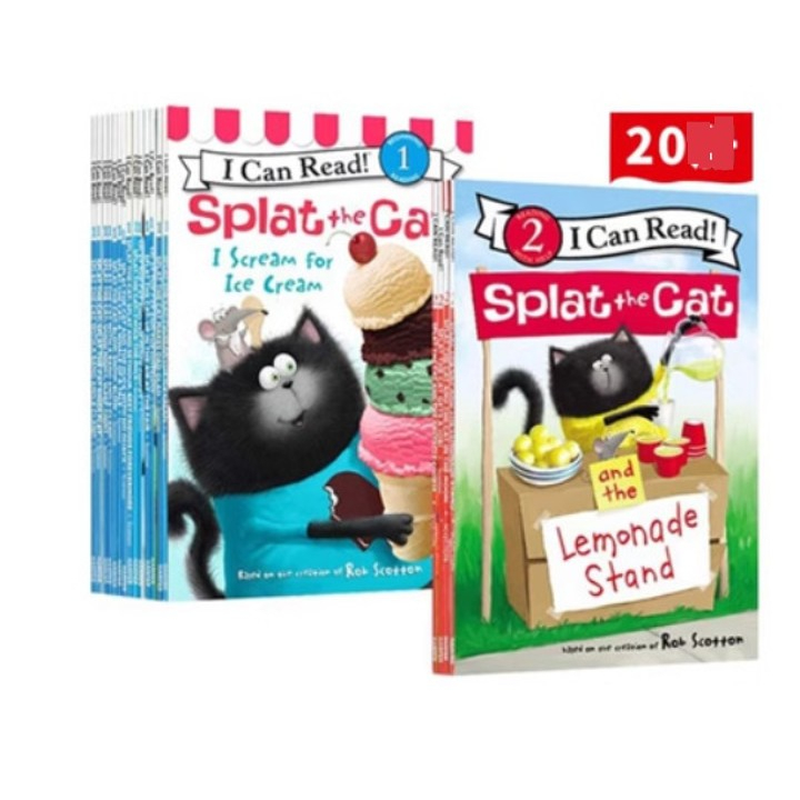 Bộ nhập - i can read: splat the cat - 20 books