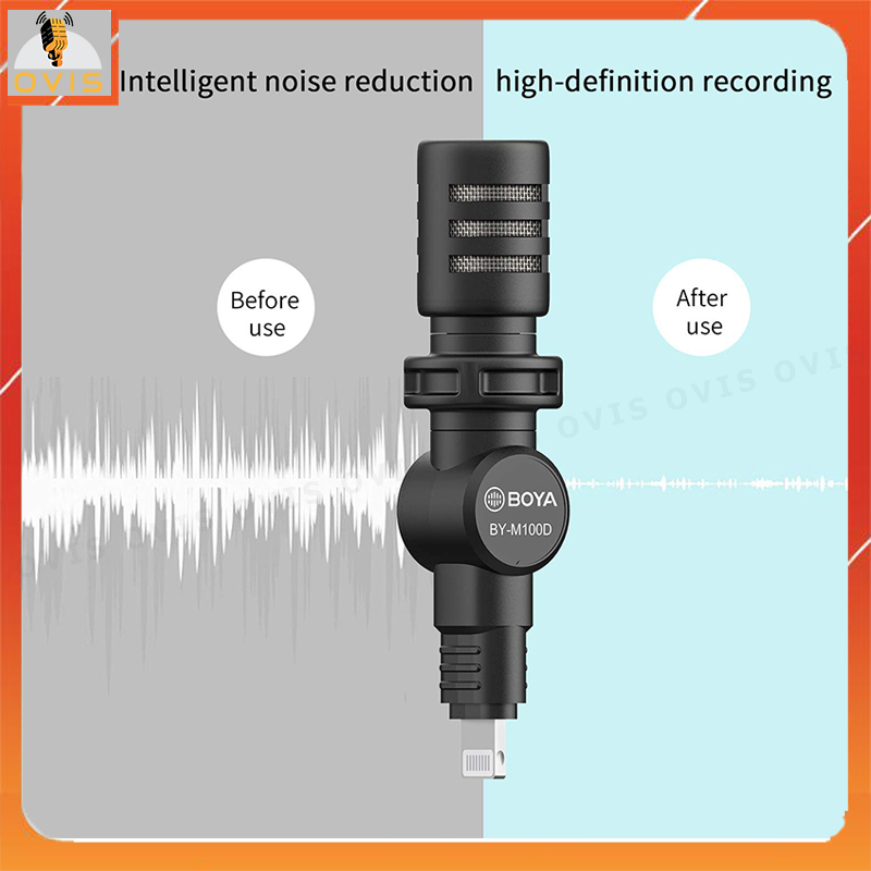 Boya BY-M100D - Micro Cổng Lightning Đạt Chuẩn MFi Thu Âm Cho Các Thiết Bị IOS (IPhone, IPad, IPod)