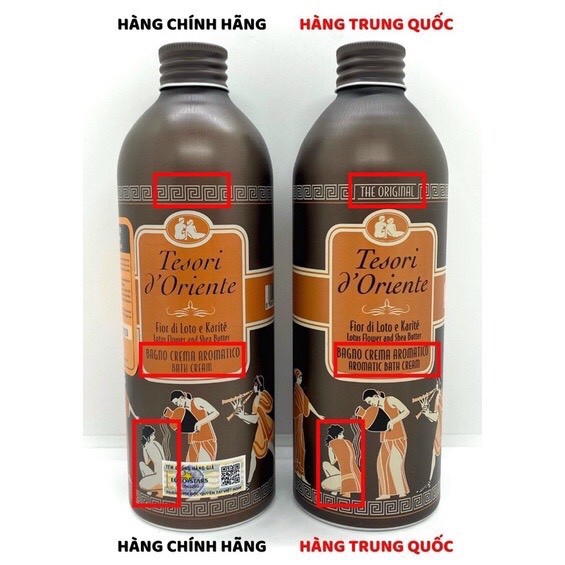 Sữa tắm hương nước hoa TESORI DORIENTE hoa Sen 500ml