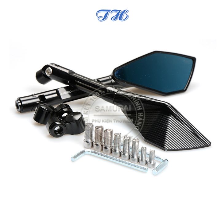 Kính chiếu hậu Rizoma 5 cạnh full cây