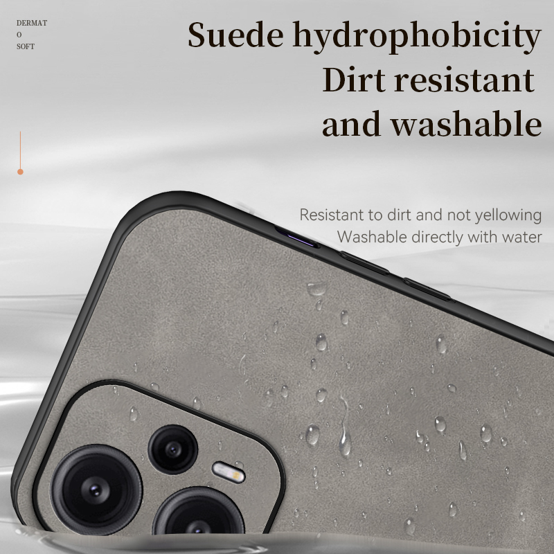 For Xiaomi Redmi Note 12 Turbo Case Redmi Note12Turbo TPU Soft Shockproof Matte Phone Casing Leather Texture Cover
