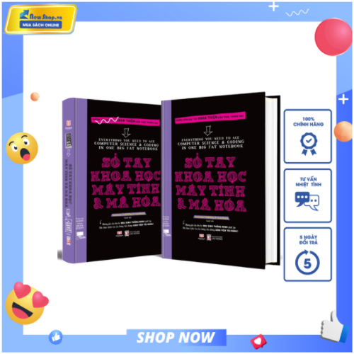 Sách - sổ tay khoa học máy tính & mã hóa - newshop