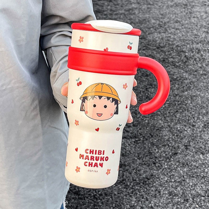 Sanrio bình nước giữ nhiệt 1200ml in họa tiết hello kitty dễ thương