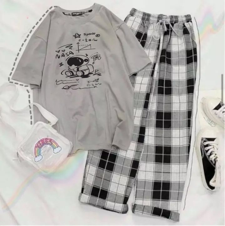 SET PHI HÀNH GIA NASA  MIX QUẦN KẺ