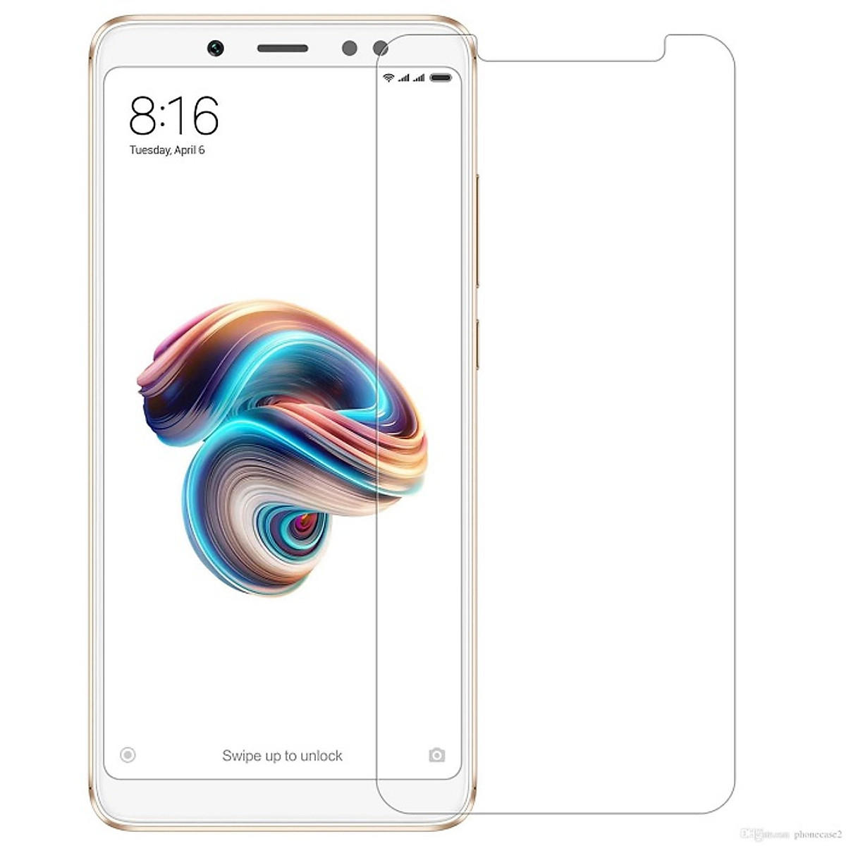 Kính cường lực cho Xiaomi Redmi Note 5 Pro (Trong suốt)