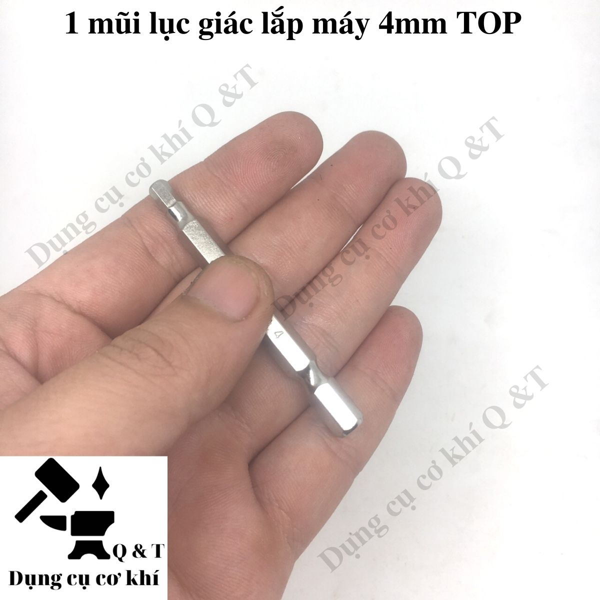 Đầu lục giác , Lục giác lắp máy khoan bắt ốc 4mm 5mm 6mm Top 65mm