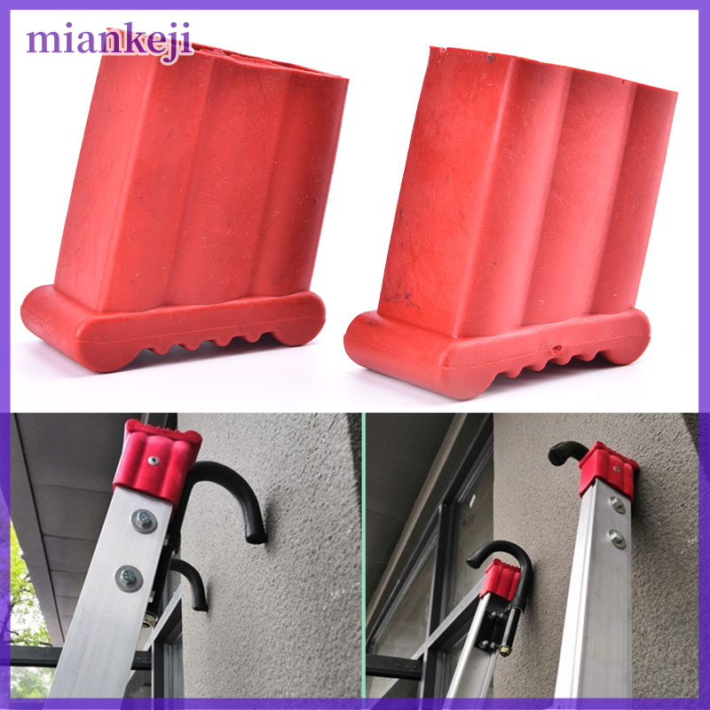 Miankeji 2 chiếc bọc chân Thang Bậc thang chống trượt thay thế bọc chân đế bằng cao su