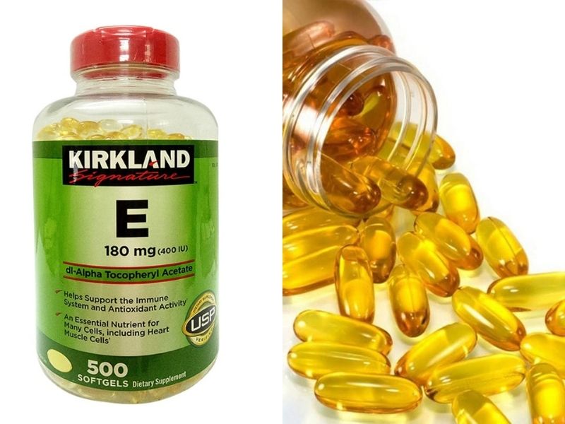 Vitamin E Thiên Nhiên 400 IU Kirkland 500 Viên Của Mỹ thumbnail