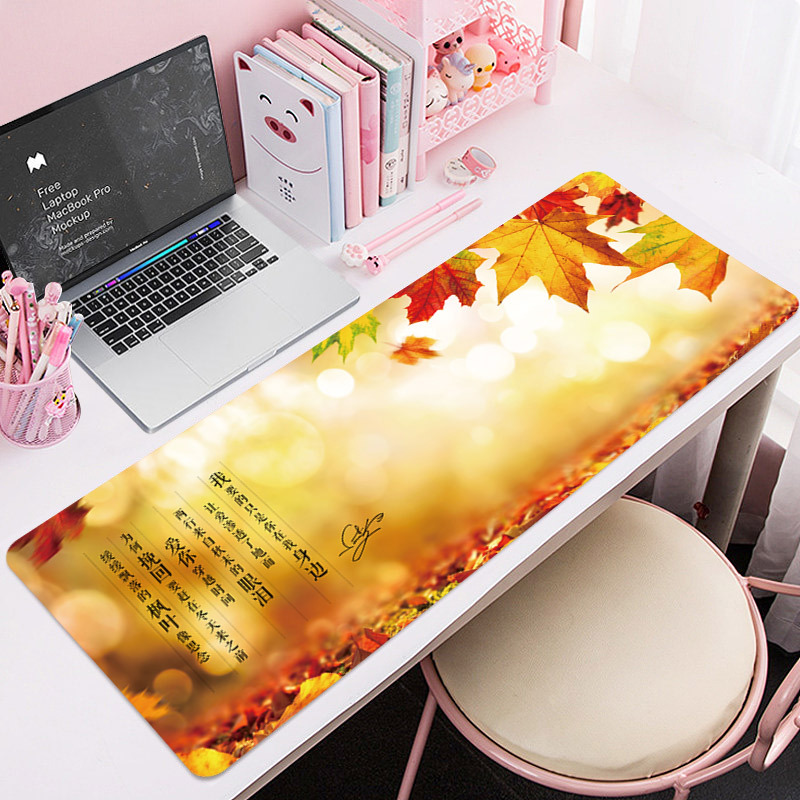 ACG Anime Mouse Pad E-sports Internet Celebrity IP Super Large Computer Desk Mat Keyboard Pad Office Desk Pad to Diagram Customization.