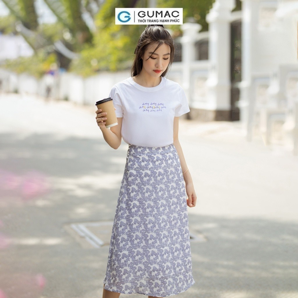 [SALE MẠNH |Voucher 8-15%] Chân váy phối ngọc thời trang GUMAC VD07022