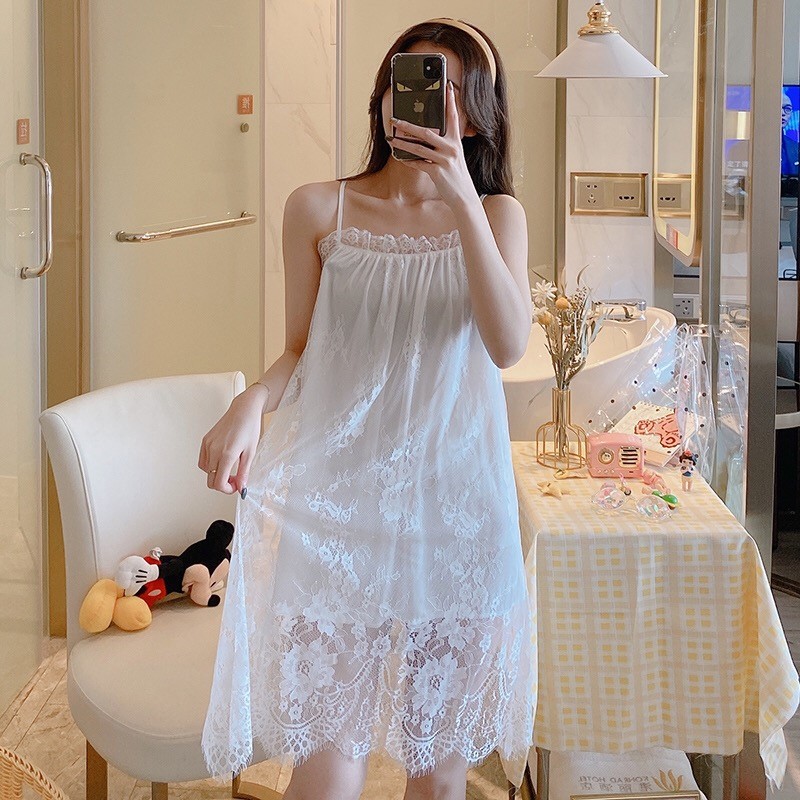 Váy Ngủ Nữ Ren Lưới
