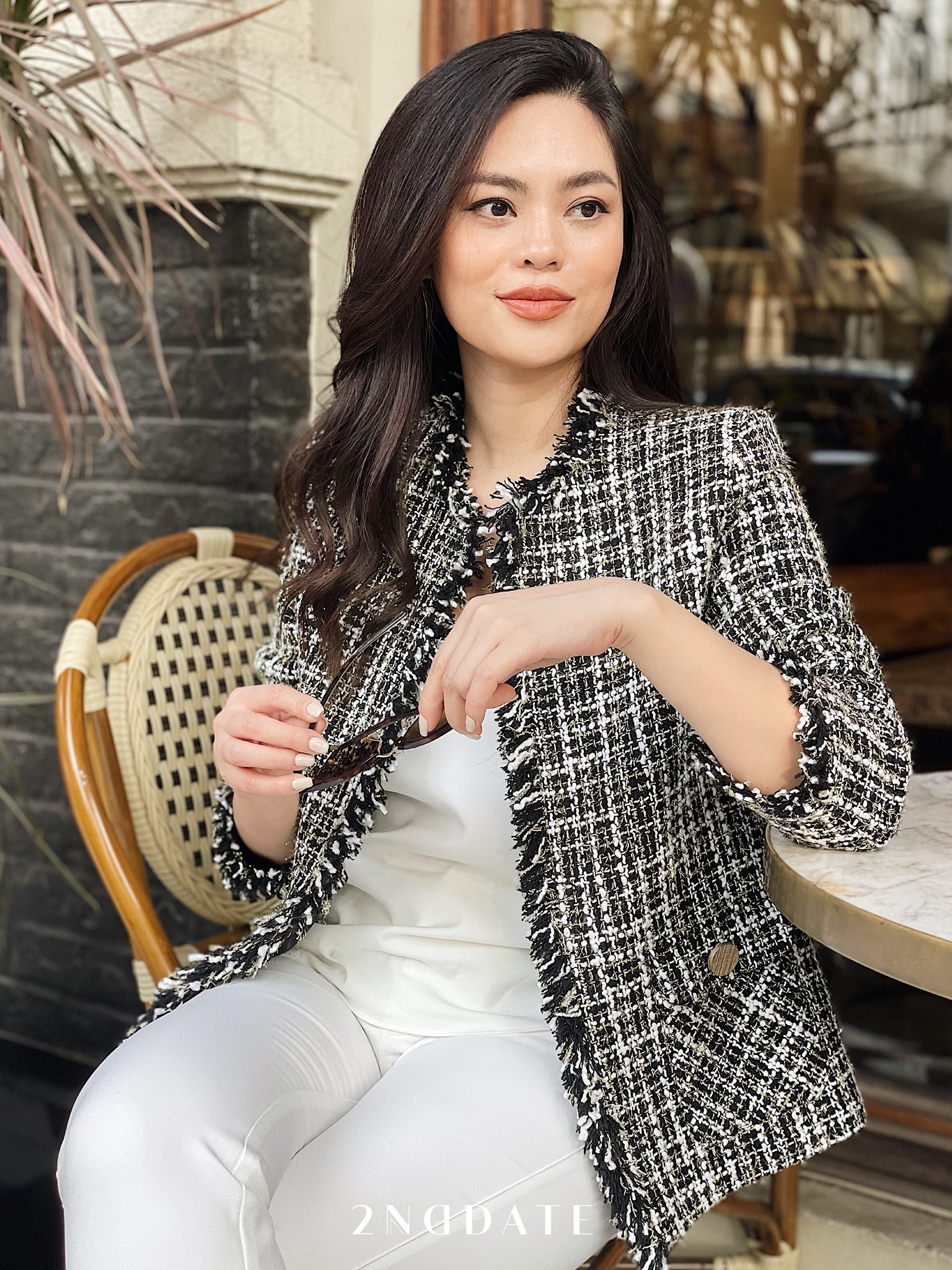 Áo Jacket Tweed 2NDDATE BL020