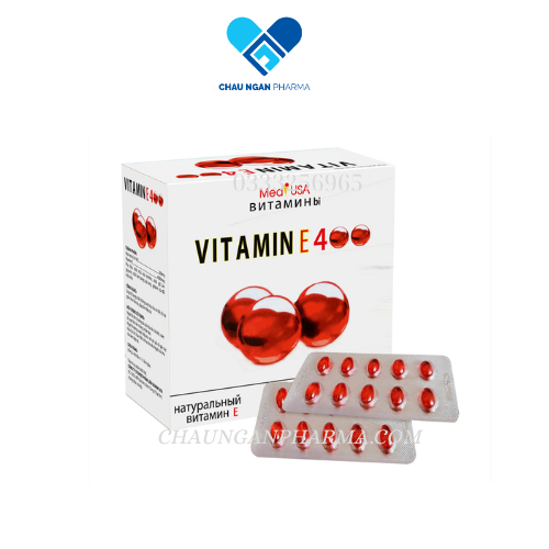 VITAMIN E ĐỎ Hộp 100 viên