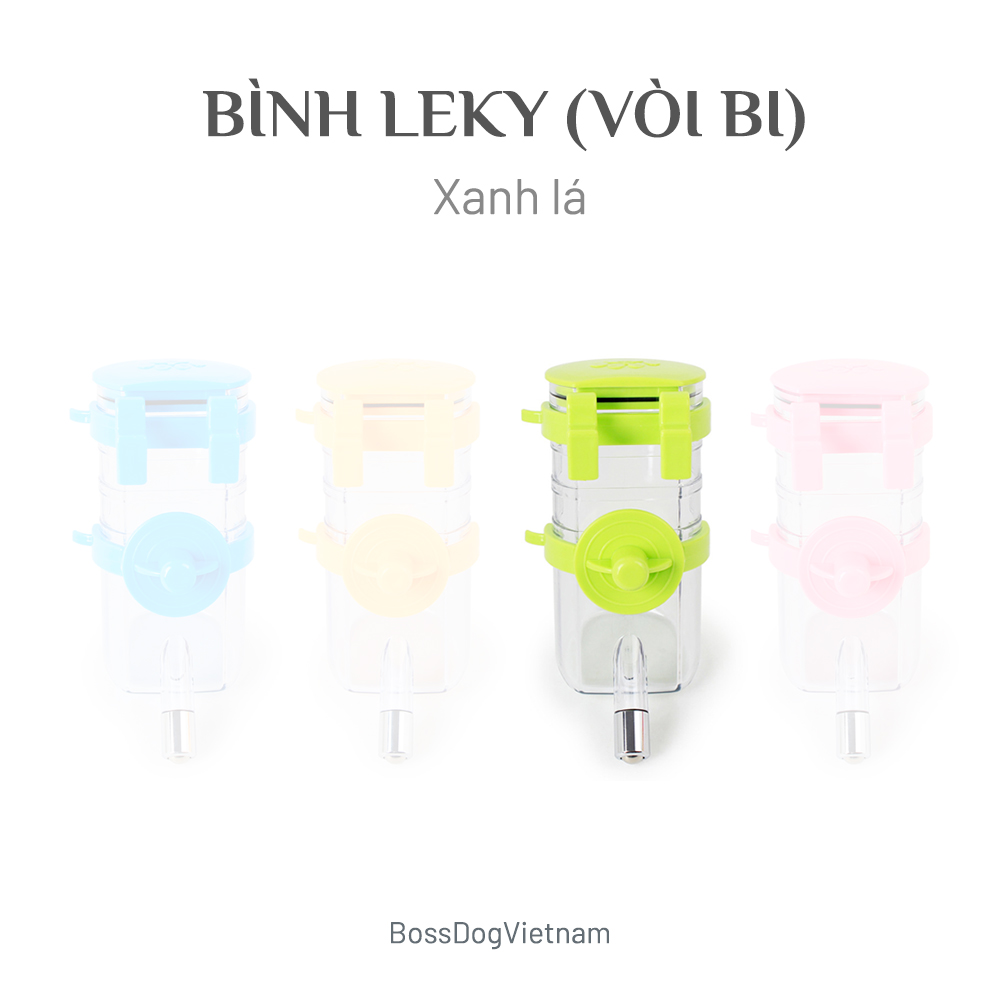 Bình nước cho chó mèo Leky (dạng vòi bi) | BossDog
