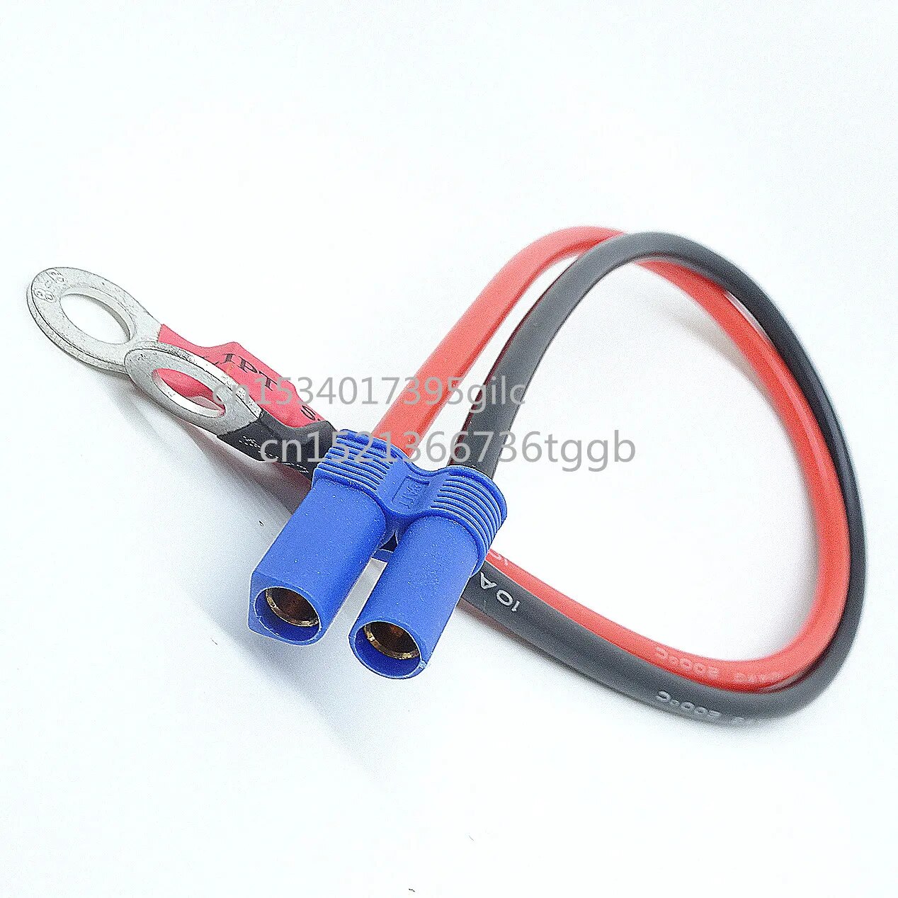 10awg Ec5 To O-Type Terminal Line Ec5 Adapter Cable Round Terminal Cable Conversion Extension Cable Emergency Start Power Plug
