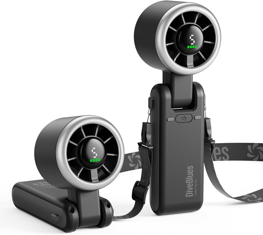 Handheld Portable Turbo Fan Powerful USB Exhaust Fan Modern Air CirculationāĨ¤ MNK Shop.