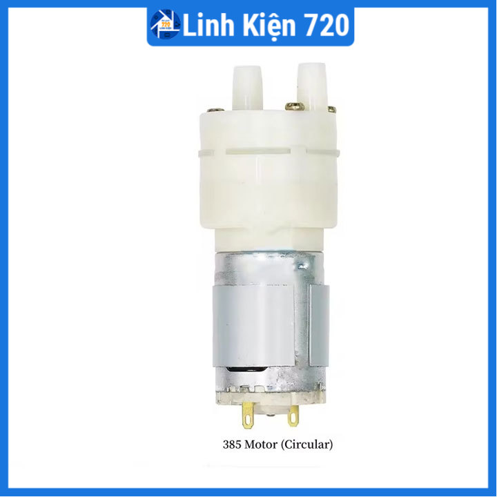 Máy bơm mini RS385 6-12VDC lưu lượng nước 1.5-2L/phút