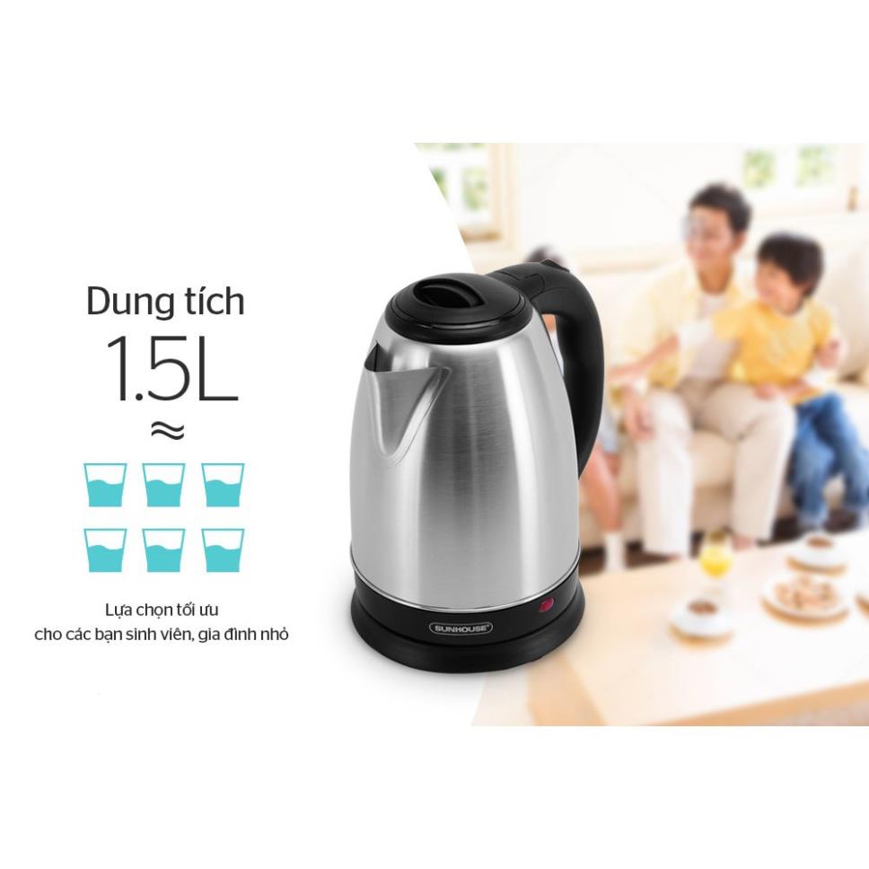 Ấm đun siêu tốc Sunhouse 1,5L SHD1057