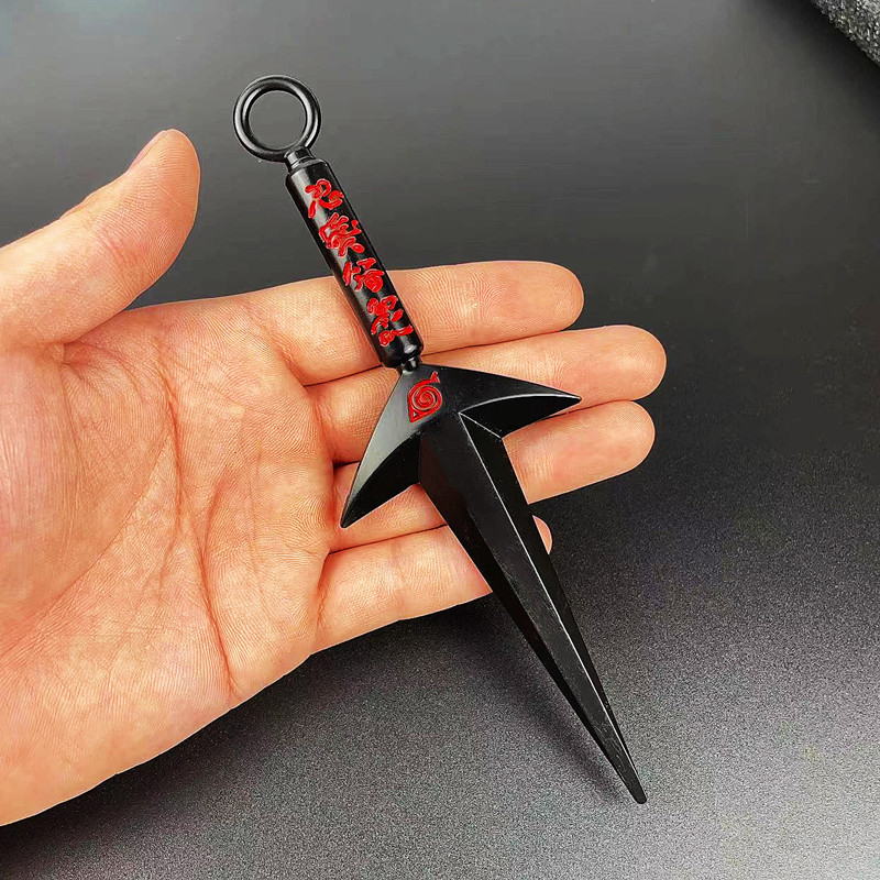 1/6PCS%2015cm%20Naruto%20Weapon%20Black%20Asuma%20Flying%20Thunder%20God%20Alloy%20Model%20Real%20Steel%20MIRRORRR%20-%20Image%203