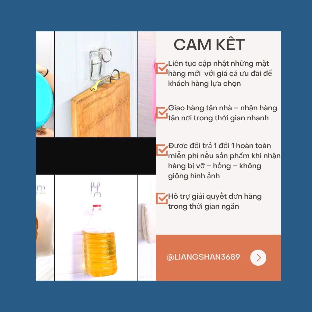 Móc dán tường treo đồ/ Móc treo đồ dán tường