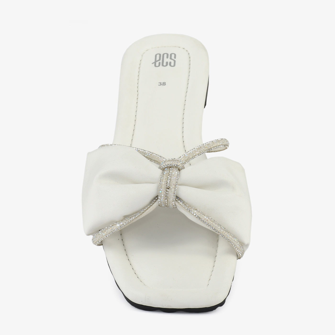 ECS Eleganza Square Slipper Flat Slippers For Women. 