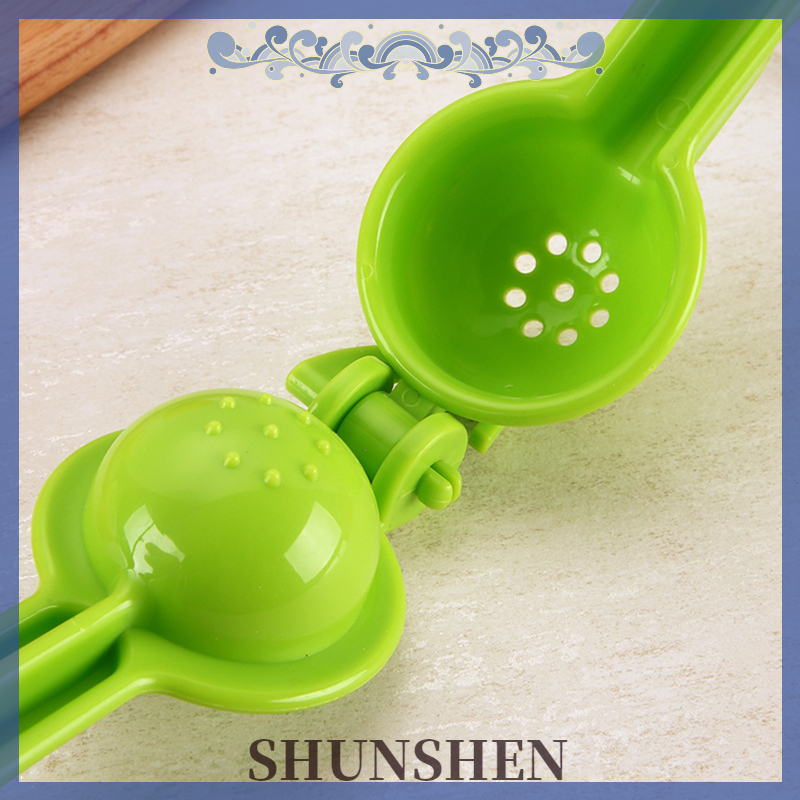 [SHUNSHEN] 1Pc Plastic Lemon Clip Kitchen Thickening Manual Fruit Juicer Mini Squeezer