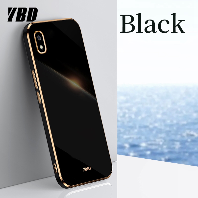 YBD Plating phone Case For Samsung Galaxy A10 M10 Casing Precise Camera Protection cases Luxury Straight Edge Cover