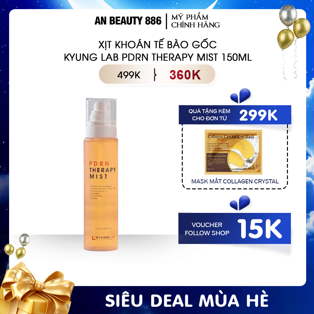 Xịt khoáng tế bào gốc KyungLab PDRN Therapy Mist 150ml