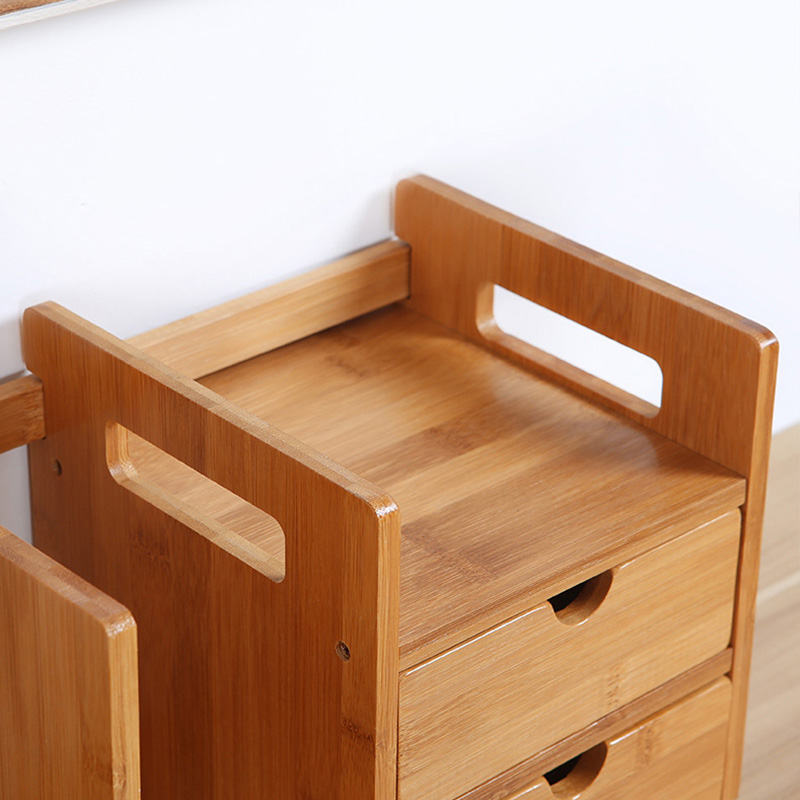 Small bookshelf with drawer office, table storage, simple desk bookshelf student bookshelf shelf