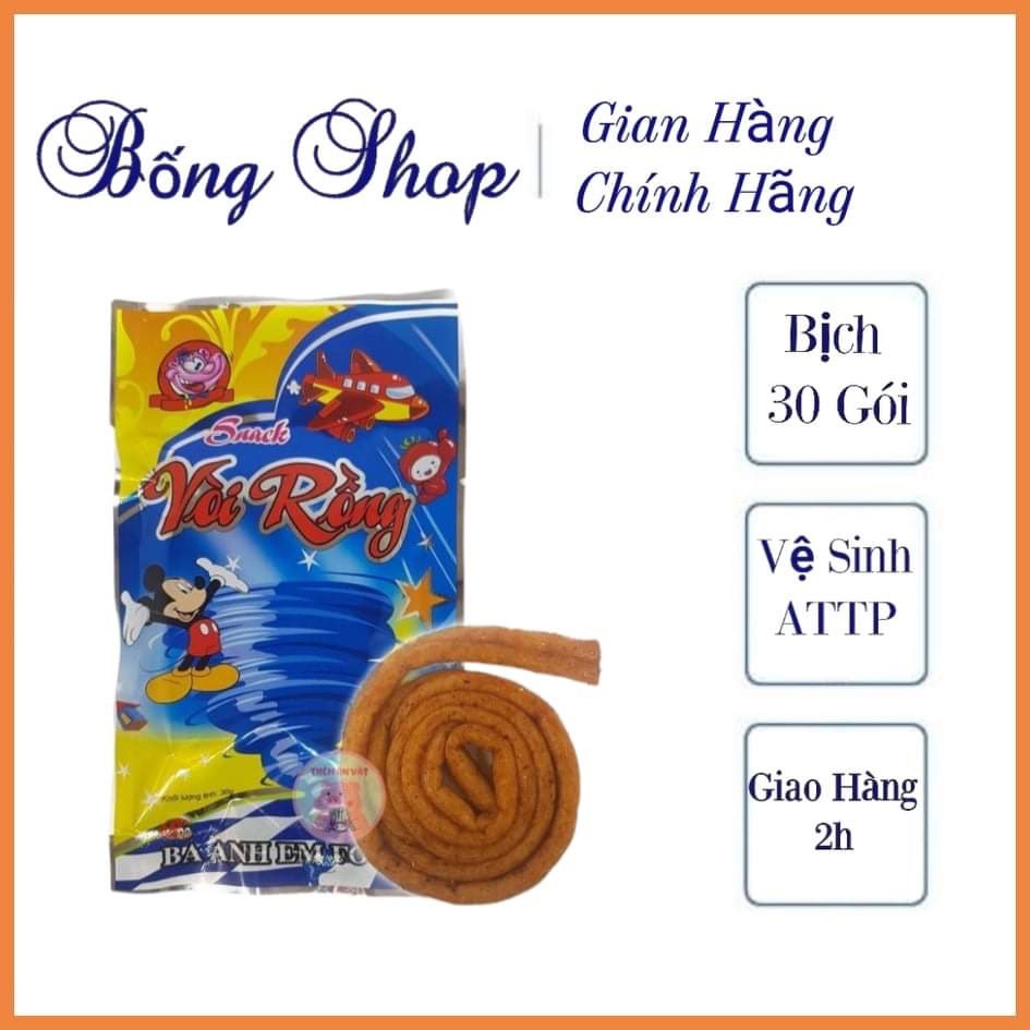 [ Sỉ ] 30 Gói Snack Vòi Rồng Chua Cay