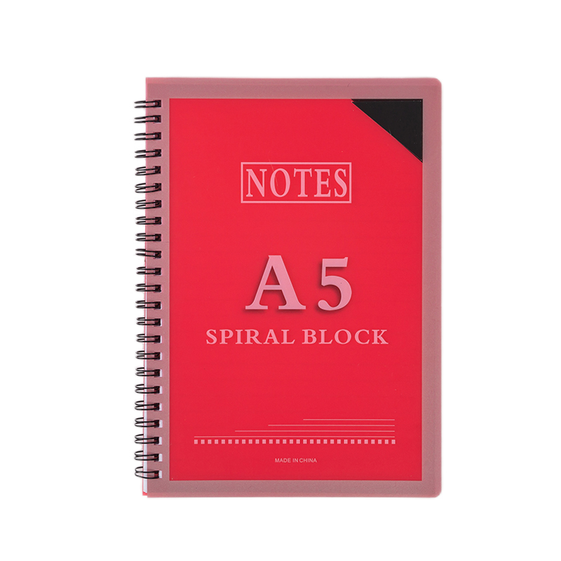 【PetVoyage】68-Sheet Spiral Notebook with Plastic A4/A5 Sizes Lined Blue ...