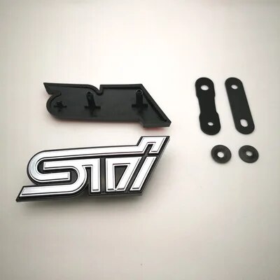 Abs front hood grille emblem car sticker for subaru xv legacy forester impreza sti wrx