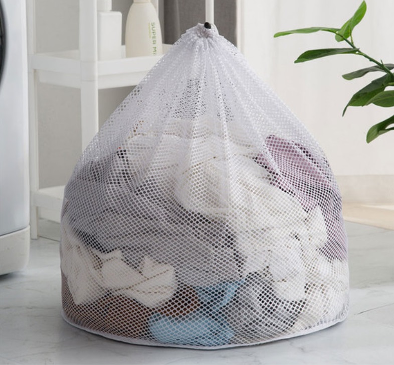 Laundry net bag ถุงซักผ้าแบบดี ขนาด 60x80 cm ถุงซักผ้าหยาบ ถุงซักผ้า