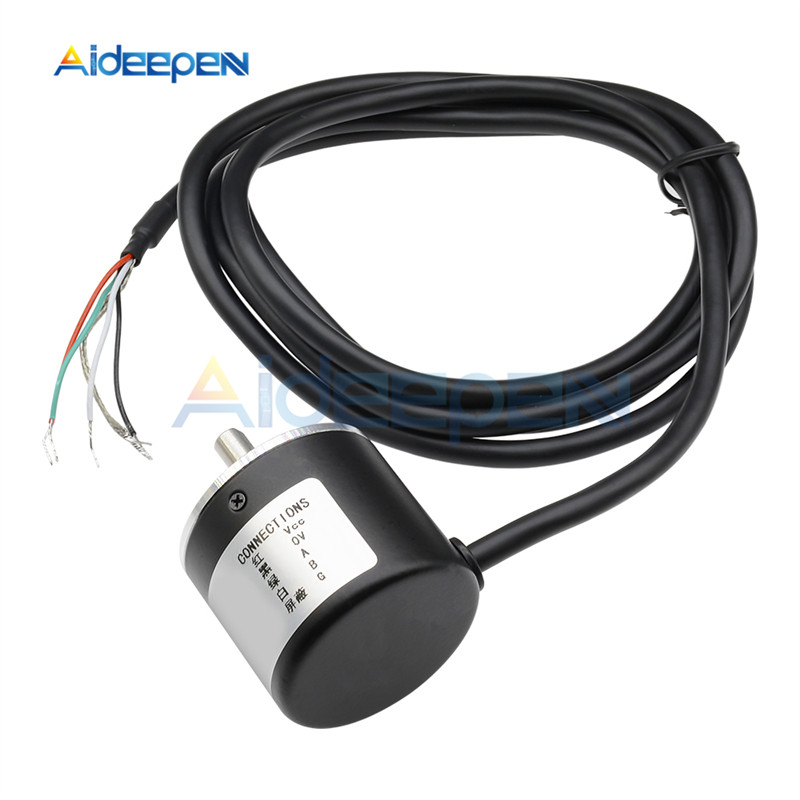 【High Cost-Performance】 5V-24V 600 Pulse Incremental Optical Rotary ...