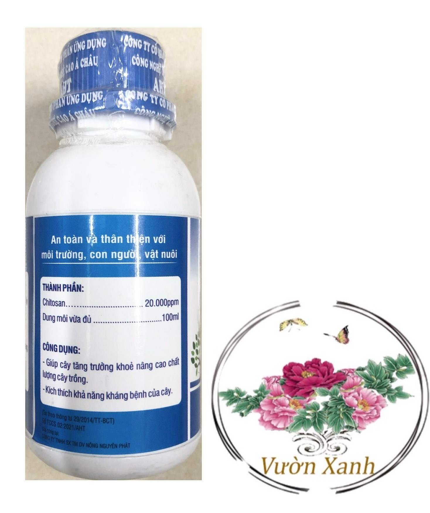 PHÂN BÓN LÁ NANO CHITOSAN AHT - #349A# 100ml