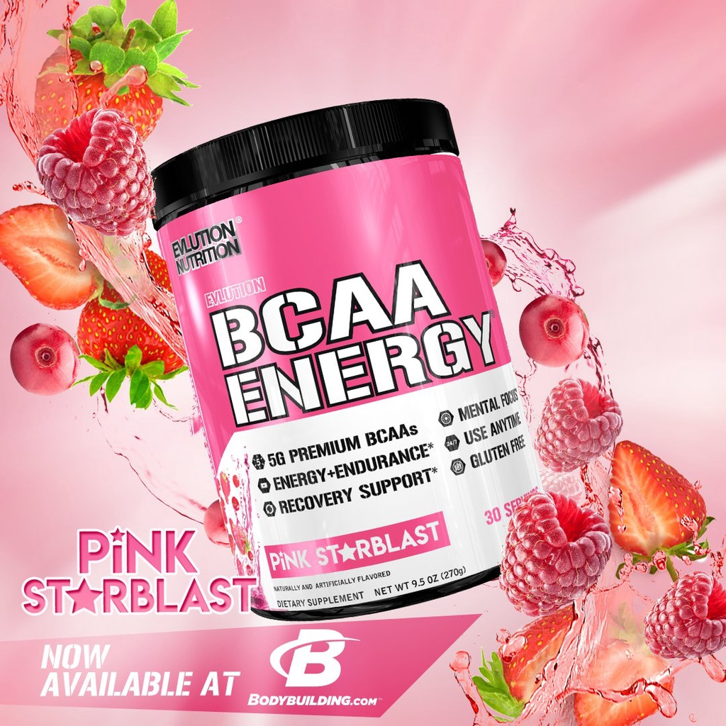Evl bcaa energy - comprehensive energy supplement for workouts