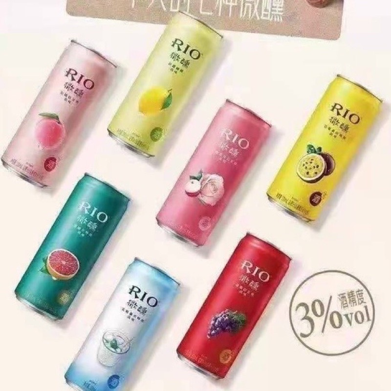 Nước Trái Cây Lên Men RIO Lon - Ăn Vặt