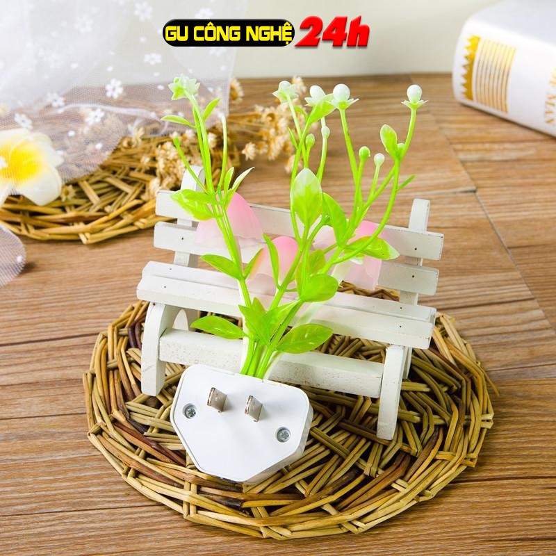 Đèn ngủ cảm ứng ánh sáng hình cây nấm avatar 0,2w -dc3769